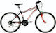 Affetto Power X3 26" Black/Red Mountain Bike with 21 Speeds