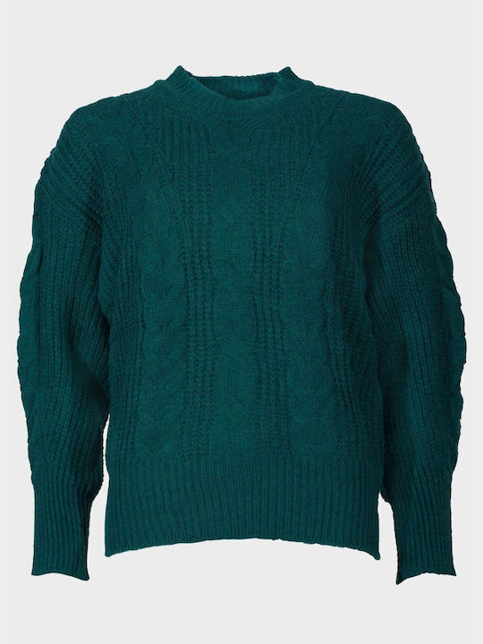 G Secret Women's Long Sleeve Sweater Green