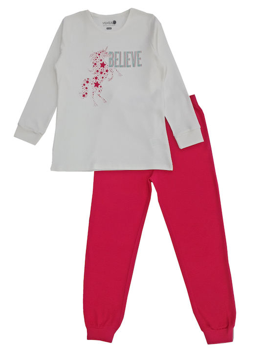 Venere Kids Pajamas Winter White