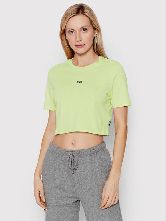 Vans Women's Athletic Crop T-shirt Green