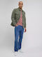 70s Herren Jeanshose mit Entspannt Anwendung Blau
