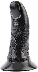 Chisa Novelties Thumbs Up Dildo με Βεντούζα Μαύρο 17cm