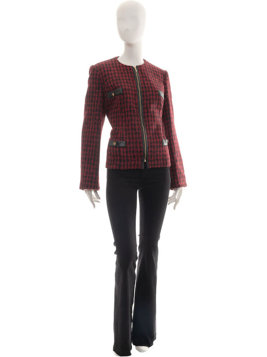 Bill Cost Short Women's Blazer Burgundy