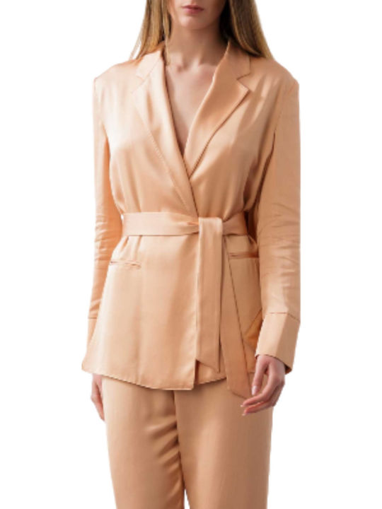 BCBG Maxazria Damen Blazer Open Bordeaux