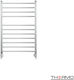 Thermo Bellavia Towel Rail Bathroom 500x750 204kcal/h Silver Without Switches