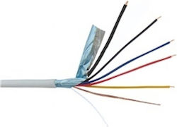 Καλώδιο Συναγερμού με Διατομή 4x0.22mm²