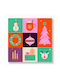 Fritzyart Christmas Σετ Κάδρο Μεταλλικό 30x30cm