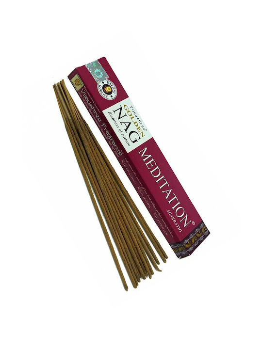 Vijayshree Bețișoare Parfumate Golden Nag cu Aromă Meditație 15buc 15gr
