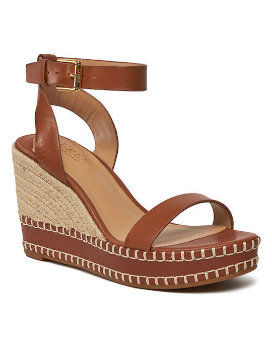 Ralph Lauren Platforme dama în stil espadrile Maro