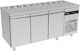 Inomak Edelstahl Kühltisch Salat mit 3 Türen und Kühlaggregat L179.2xB70xH87cm