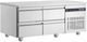 Inomak Edelstahl Kühltisch mit Schublade und Kühlaggregat L134xB70xH64cm