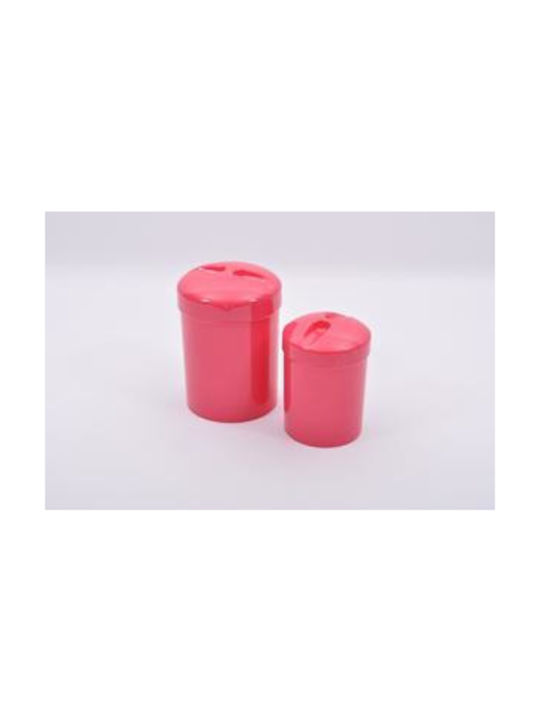 Fylliana Set 1pcs Jars General Use with Lid Glass Pink 1750ml