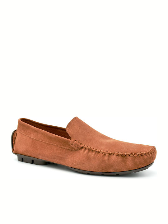 Aero by Kasta Suede Ανδρικά Loafers σε Ταμπά Χρώμα