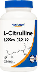 Nutricost L-Citrulline 1000mg 120 Κάψουλες Nutricost L-Citrulline 1000mg 120 Κάψουλες