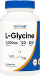 Nutricost L-Glycine 1000mg 120 caps