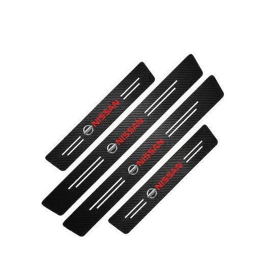 Car Interior Decorative Door Sill 4 Pieces