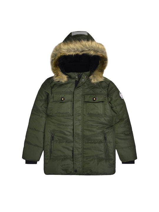 Energiers Kids Parka Long with Lining & Hood oil