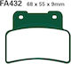Adige Motorcycle Brake Pads for Yamaha MT-125