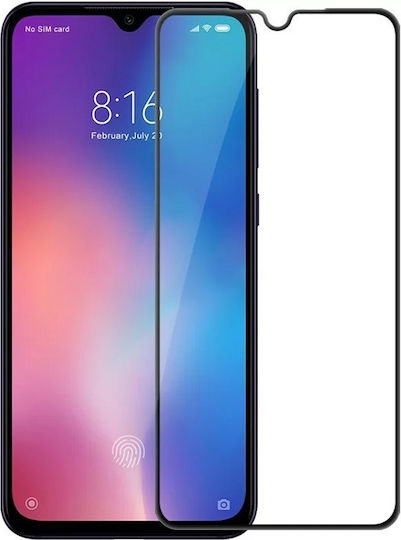 9h Full Glue Full Face Tempered Glass Μαύρο (Redmi 13C)