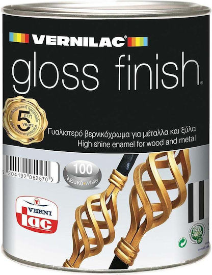 Vernilac Βερνικόχρωμα 0.75lt ΚΟΚΚΙΝΟ Νο174 Γυαλιστερό