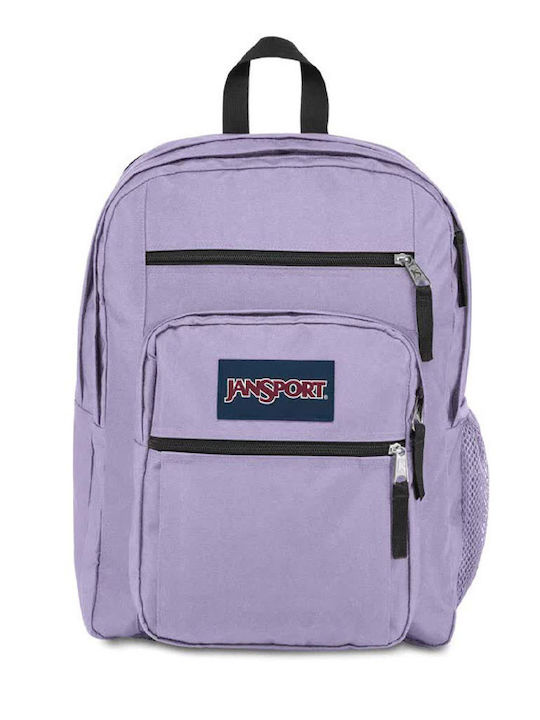 Jansport Big Student School Bag Backpack Elementary, Elementary in Purple color 34lt