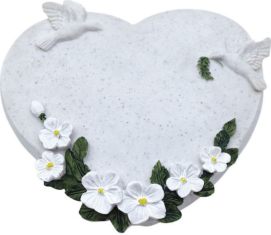 Marhome Ornament de Monument Inimă 19x9x23εκ.
