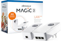 Devolo Magic 2 LAN Triple (8510) Διπλού Kit για Ενσύρματη Σύνδεση - Passthrough Devolo Magic 2 LAN Triple (8510) Διπλού Kit για Ενσύρματη Σύνδεση - Passthrough