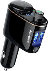 Baseus FM Transmitter Αυτοκινήτου S-06 με USB