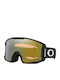 Oakley Line Miner M Mască de Schi și Snowboard pentru Adulți Neagră cu Lentilă Neagră