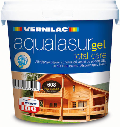 Vernilac Aqualasur Gel Impregnation Varnish Colorless 2.5lt