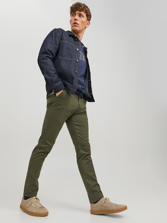Jack & Jones Pantaloni Bărbați Elastici Forest ...