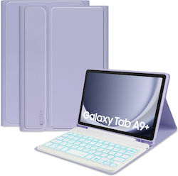 Tech-Protect Sc Pen & Keyboard Flip Cover Μωβ Samsung Galaxy A9+ Plus 11.0 X210 / X215 / X216