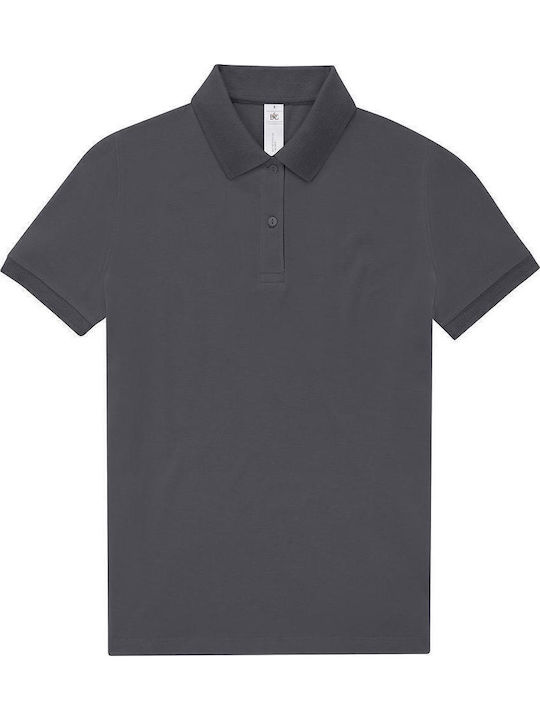 B&C Men's Promotional Polo T-Shirt Dark Grey