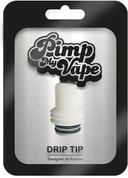 Pimp My Vape Επιστόμιο Drip Tip σε Λευκό χρώμα ATM75129000VR04 Pimp My Vape Επιστόμιο Drip Tip σε Λευκό χρώμα ATM75129000VR04
