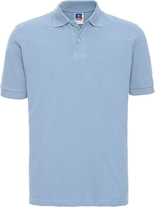 Russell Europe Ανδρικό Διαφημιστικό T-shirt Κοντομάνικο Sky