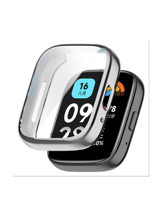 Silikonhülle in Gray Farbe für Xiaomi Redmi Watch 3 Aktiv/Lite