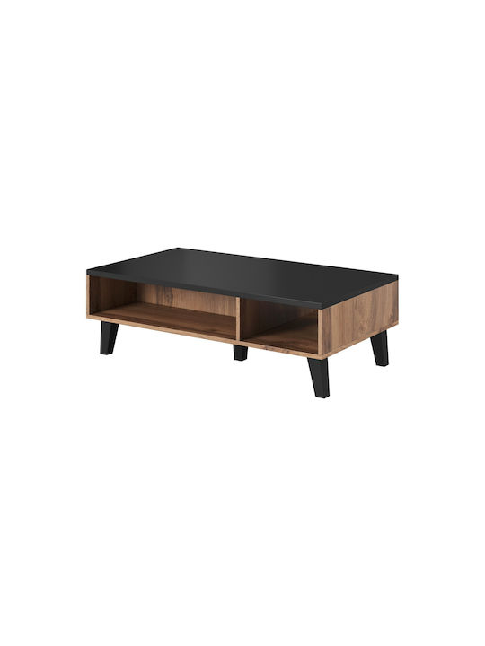 Lotta Rectangular Wooden Coffee Table Brown L110xW60xH35cm