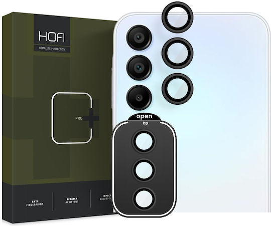 Hofi Camring Pro+ Προστασία Κάμερας Tempered Glass Μαύρο για το Galaxy A15 4G / 5G