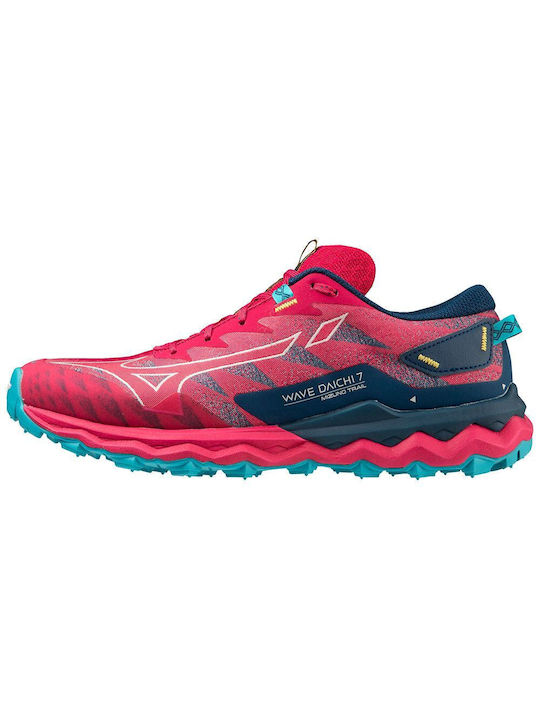 Mizuno Daichi 7 Γυναικεία Αθλητικά Παπούτσια Trail Running Jazzy / Bluebird / Blue Opal