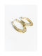 POH Earrings Hoops Gold Plated