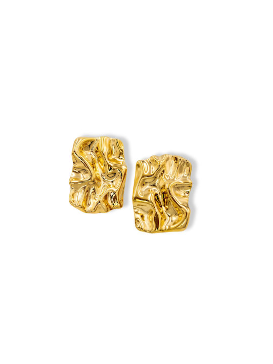 Earrings made of Steel Gold Plated