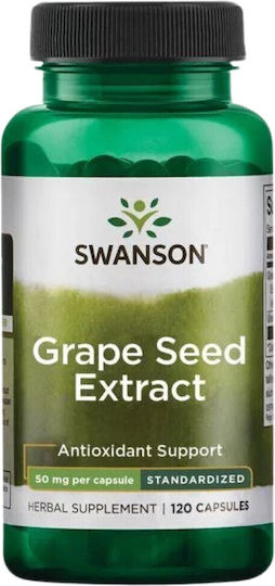 Swanson Grape Seed Extract 50mg 120 κάψουλες