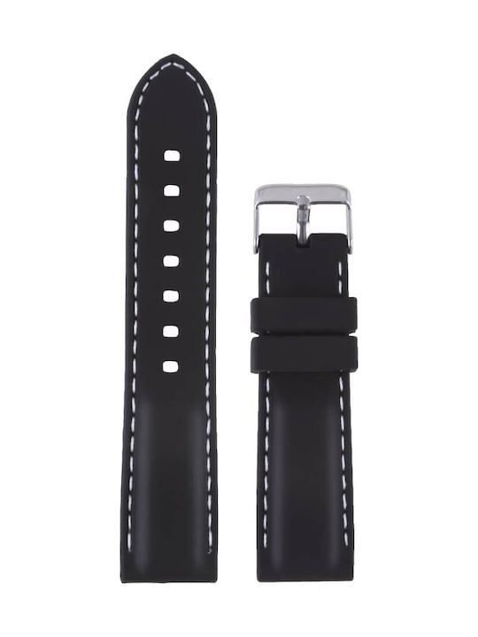 New Era Gummi-Armband Schwarz 28mm