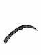 New Era Metallic-Armband Schwarz 18mm