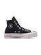 Converse Chuck Taylor All Star Lift Platform Damen Stiefel Black / Silver