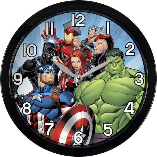Disney Kids Wall Clock Avengers 25cm
