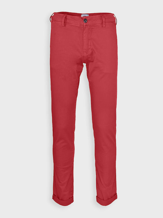 Red Spot Men's Trousers Red