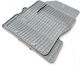 Refref Set of Front and Rear Mats 4pcs Tray Type for Ford C-Max 2003-2010 Gray