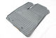 Refref Set of Front and Rear Mats 4pcs Tray Type for Fiat Doblo 2001-2008 Gray