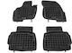 Sahler Set of Front and Rear Mats 4pcs Tray Type for Mercedes-Benz V Ford Mondeo 2014+ Beige